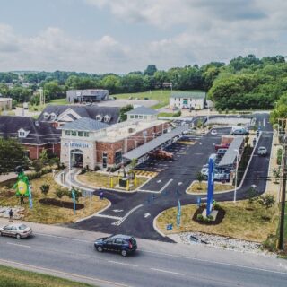 Pure Clean Car Wash was a 6 month build in Columbia TN. We were able to value engineer parts of the project to help eliminate unwanted costs, while maintaining the function and quality. 
.
.
#tennessee #carwash #columbiatennessee #luxurycarwash #valueengineering #groundup #construction #dronephotography