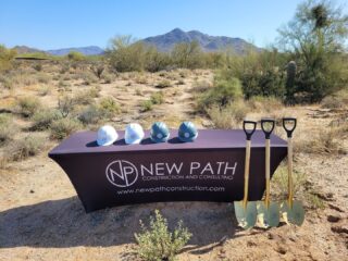 There are many exciting things taking place at New Path. Last week we had one of our many spring groundbreakings. Congrats to our clients in Cave Creek, AZ! We wish you nothing but success and prosperity and we are excited to be part of this new location. 
.⁠
.⁠
#ArizonaCRE #Groundbreaking #cavecreekaz #groundup #newconstruction #petsuites #commercialconstruction #petboarding #generalcontractor #nationalreach