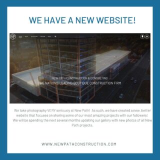 We take photography VERY seriously at New Path!  As such, we have created a new, better website that focuses on sharing some of our most amazing projects with our followers! ⁠
We will be spending the next several months updating our gallery with new photos of all New Path projects.⁠
.⁠
.⁠
#marketin #newwebsite #websiteredesign #businessmarketing #constructionfirm #professionalphotography #launch #chicagoconstruction #generalcontractor #constructionmanagement
